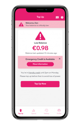 Emergency Credit Available App