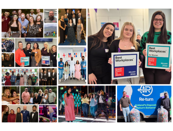 Collage of PrepayPower colleagues enjoying various events